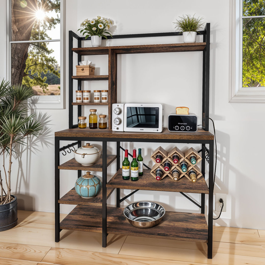 Oeflein 39.4'' W Metal Shelving Unit Rebrilliant
