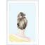 «Top Knot Sailor Stripes I» par Jennifer Paxton Parker - peinture encadrée-1042599433-948834829