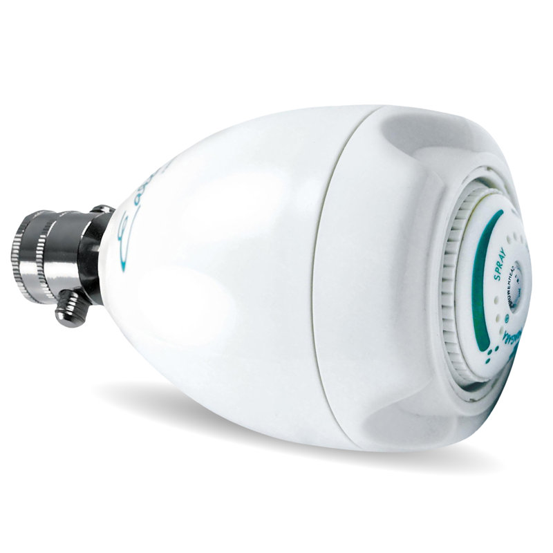 Earth Spa White Matte Adjustable Wall Mounted Shower Head