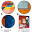 Orange, école créative bleue, art mural I-94365687-94365681