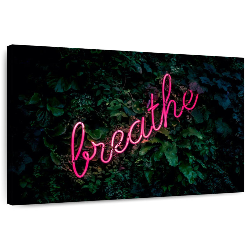 Tergel Breathe Neon Sign