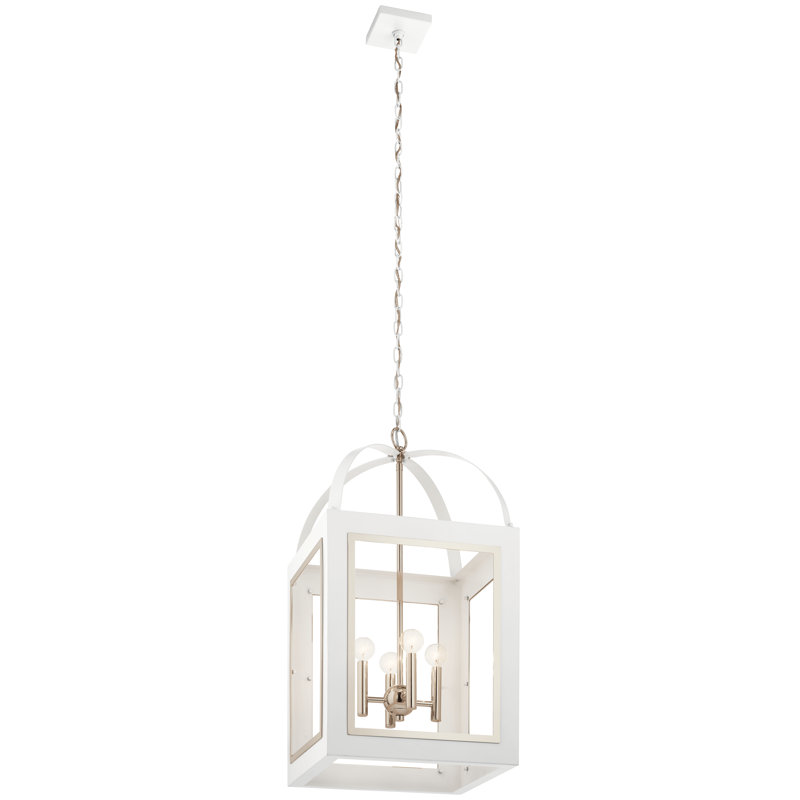 4 - Light Unique/Statement Pendant, White