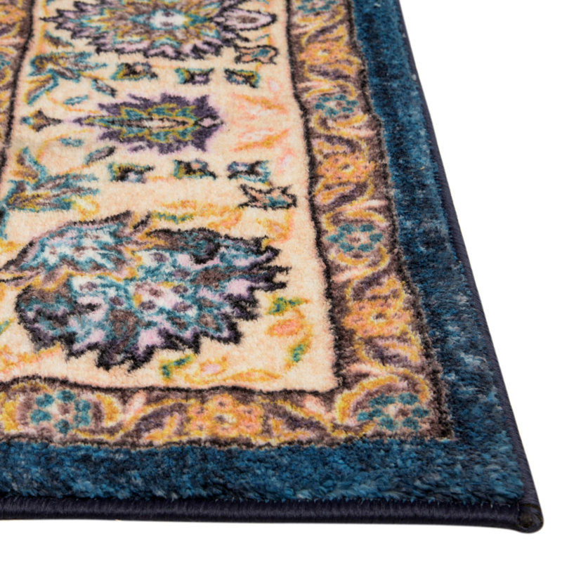 Oriental Indoor Rug, Rectangle 4'4" x 6'