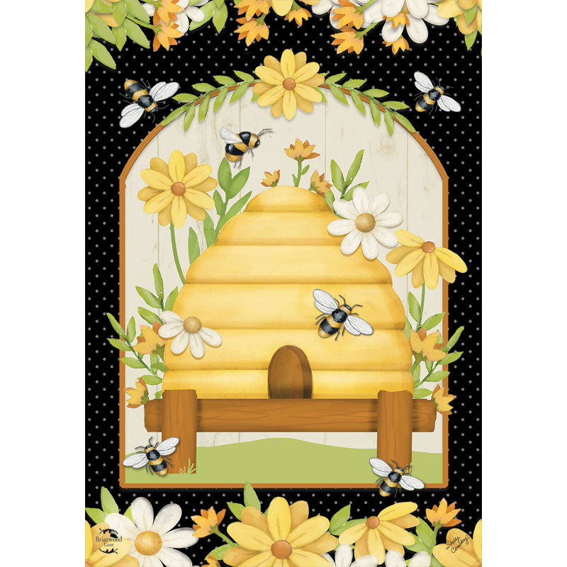 Drapeau de jardin Home Sweet Hive