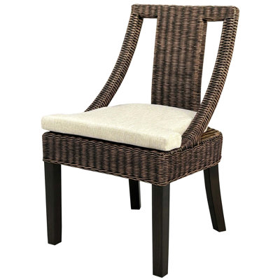 Chaise Saona brun antique