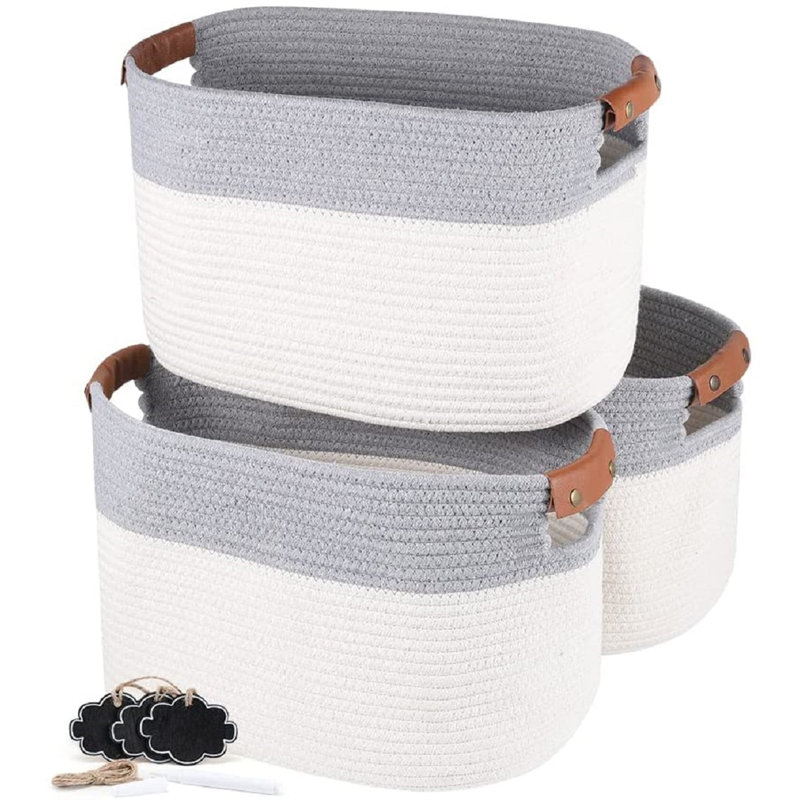 Fabric Laundry Basket with Handles
