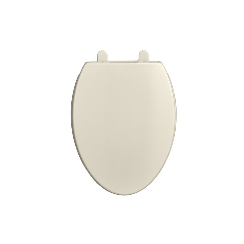 Traditional Elongated Toilet Seat and Lid, Linen