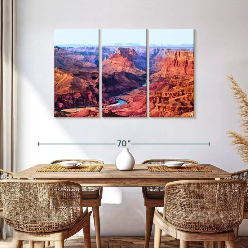 Illustration du Grand Canyon d'Alvord II, H 36 po x l 57 po