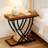 Modern Two Tier Side Table Industrial Bedside Table