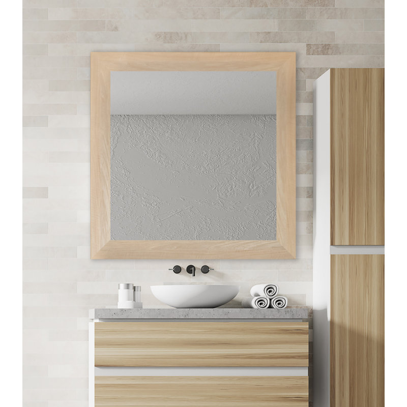 Bahena Flat Wall Mirror, 32.5" x 32.5"