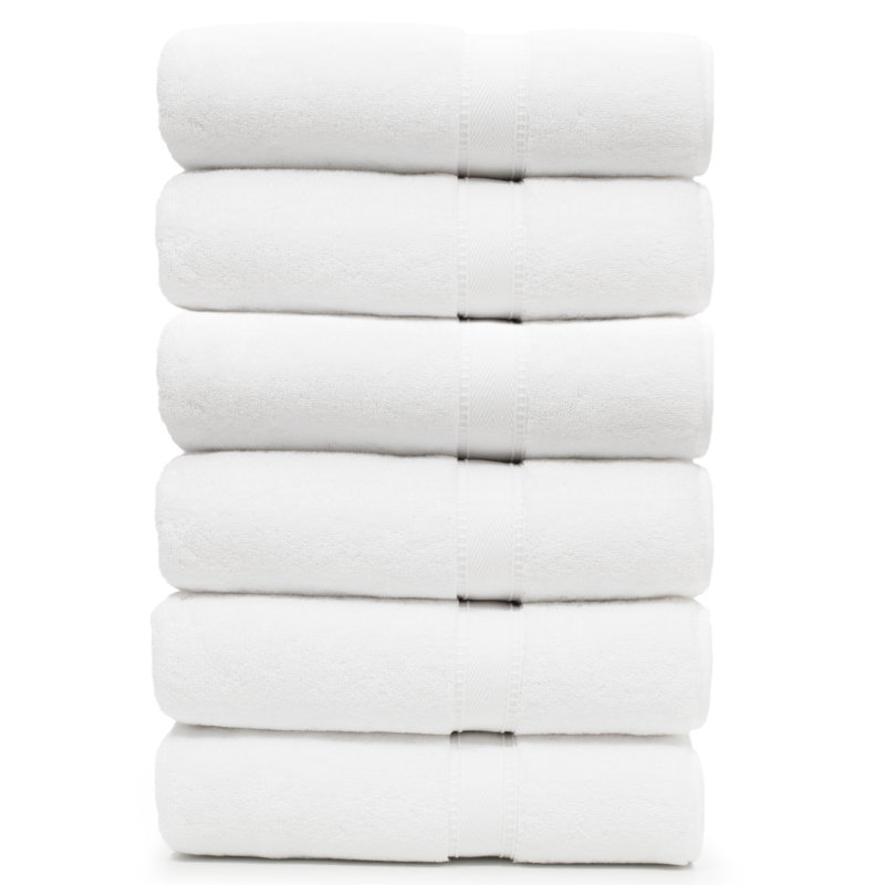 Sinemis Super Plush Bath Towel, White