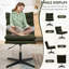 Chaise pivotante en fausse fourrure Elysse-488439703