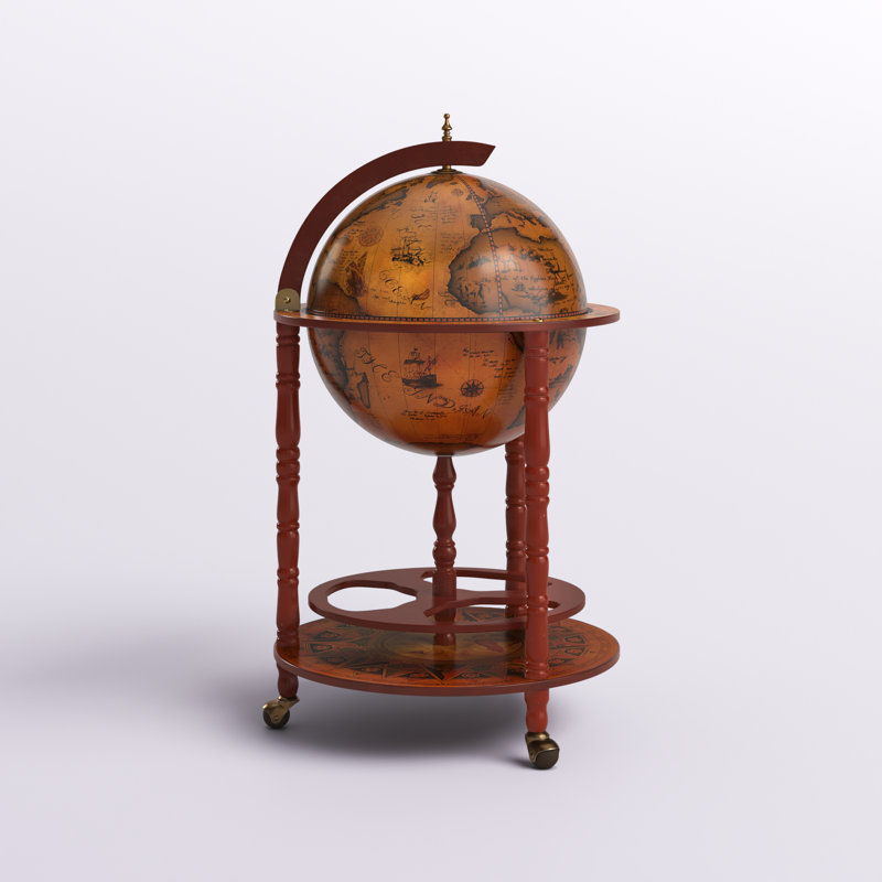 Globe bar en bois