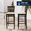 Tabouret de bar de restaurant en bois à dossier d'échelle-1115715457-1320055792
