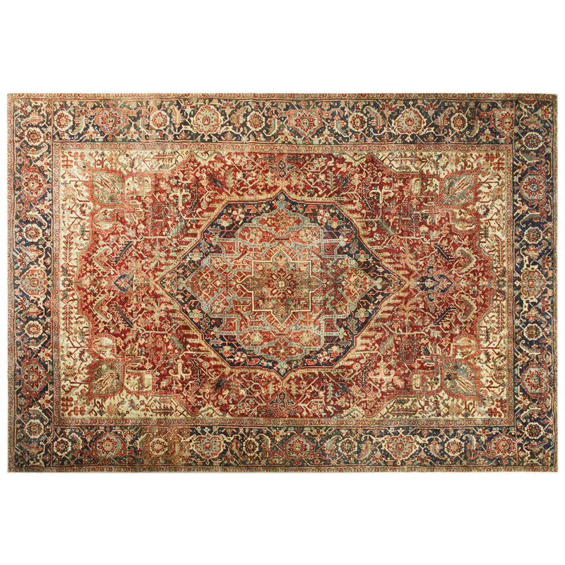 Oriental Machine Tufted Shag Area Rug, Rectangle 120 x 170 cm