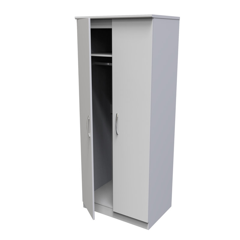 Fully Assembled Avon 2 Door Wardrobe, White