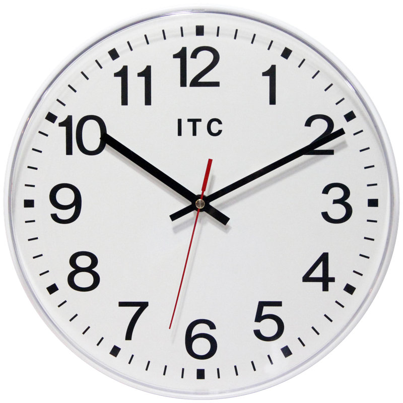 Horloge murale Busina ITC, blanc