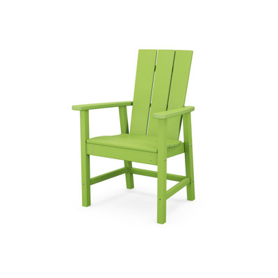 Modern Slatted Outdoor Dining Armchair