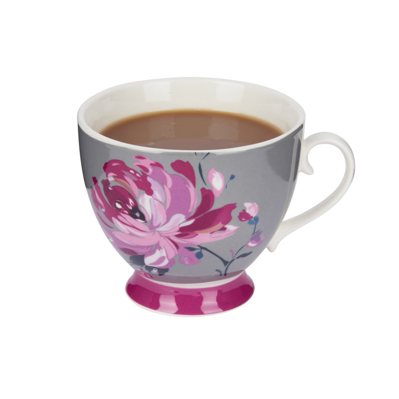 Flower Bone China Mug, 8