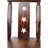 Ergonomic Rustic Bar Stool In Brown - 360 Swivel, Fir Wood, Decorative Star For Cafe, Bistro Use Swivel , Pub, Dining Room