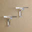 Glencoe T-Shaped Plastic / Acrylic Floating Shelf-283326470
