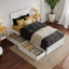 Lit plateforme en bois massif avec pied de lit et tiroirs sous le lit Lamarkus-1446559259-1446559257