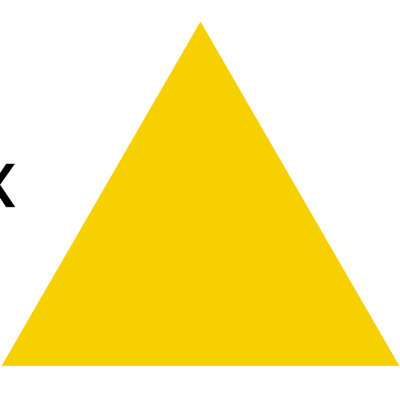 Décalcomanie murale motif triangle