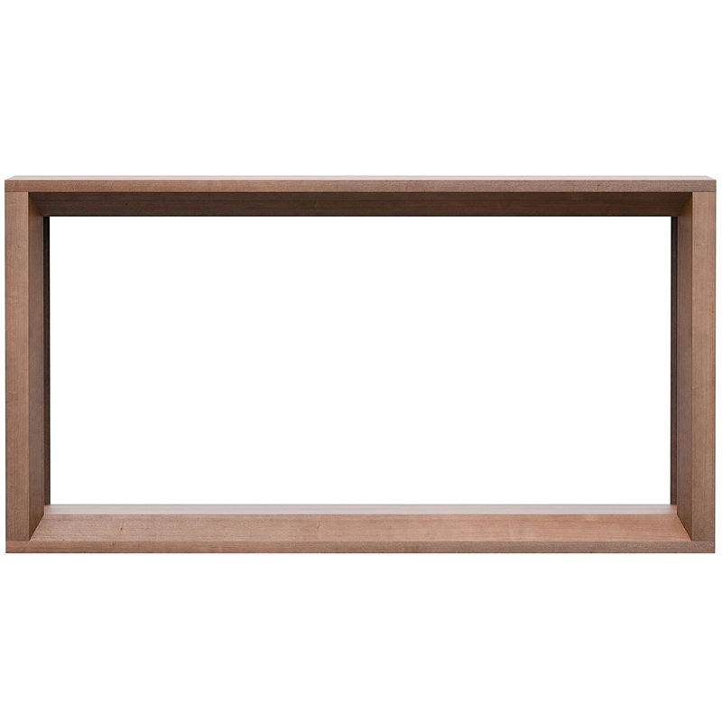 Retro Minimalist Wooden Rectangular Console Table Behind Sofa Couch Table Entryway Table Hallway Table, Dark Brown