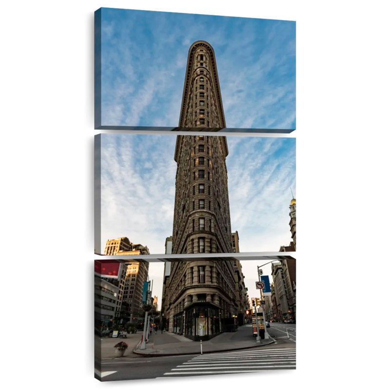 NYC Flatiron Building, H 62 po x l 30 po