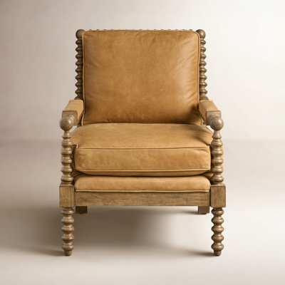 Damali Genuine Leather Club Chair