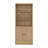 Tall Bookcase with Adjustable Shelves, 5-Tier Standard Bookshelf with Door, Oak, 72.5 Inch-67787778-67787777