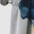 Abstract Geode Marble Blue I - Abstract Marble Curtain - Blackout Marble Curtain - 1 Panels-107537258