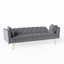 American Traditional, 72 po, velours gris, canapé-lit, réglable, petites chambres rétro, lit, 3 postures réglables, bureaux