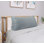 Sit-up Back Comfort Linen-look Textured Triangular Headboard Back Support Wedge Reading Pillow for Bed Rest Compression