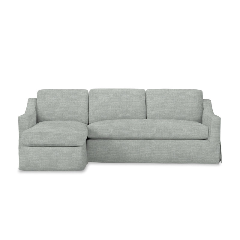 Cranbrook Upholstered L-Sectional, Left Hand Facing, Conversation Capri Basketweave