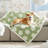 Waterproof Double-Sided Dog Blanket  - Washable Sherpa Fleece & Jacquard , Green-104875903