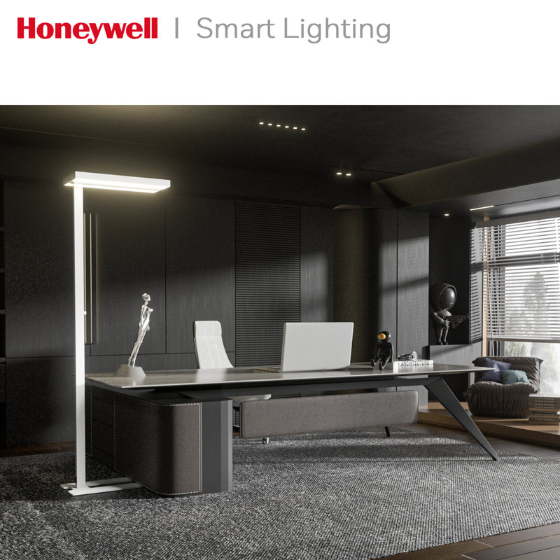 Honeywell 196cm White Reading Floor Lamp