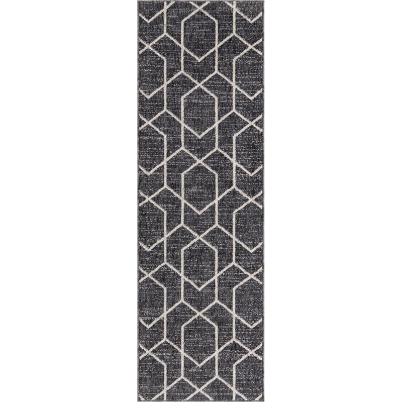 Abstract Indoor Rug, Runner 2' x 6'