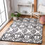 Tapis en laine et coton touffeté à la main Aon avec latex Southwestern-943409254