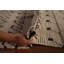 Tapis oriental marocain fait à la main ivoire 9 x 12