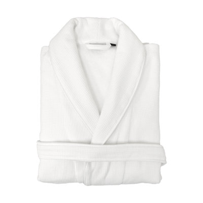 Waffle Gender Neutral Bathrobe with Pockets