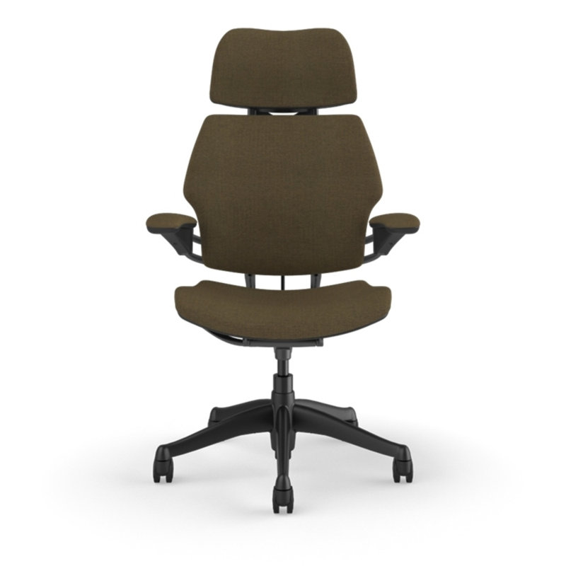 Freedom Headrest Ergonomic Task Chair - Guest, Brown