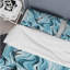 Literie harmonie abstraite bleu et blanc-221202712