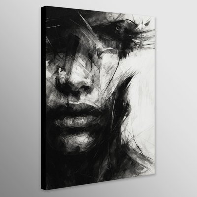 Monochrome Wall Art - Canvas Framed Print