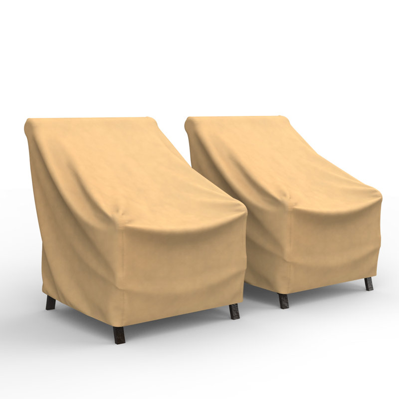 Housses de chaise de patio résistantes à l'eau Jared, H 31 po x l 30 po x P 27 po