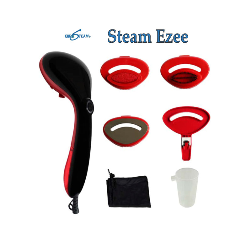 Machine à vapeur Eurosteam 1000W, Rouge / noir