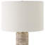 Lampe de table en travertin Lavelda