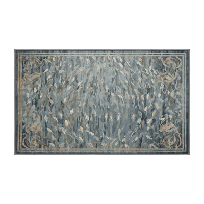 Silky Soft Plush Gray Area Rug