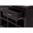 Dark Brown Decorative Accent Furniture 20.1" H High with Wood Veneer