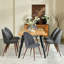 Ensemble de salle à manger rectangulaire de 63 po avec chaises rembourrées Shivani-105494033-105494034
